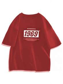 Men T-Shirts - 紅色 - 查看 2