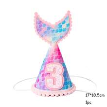 1pc Mermaid Tail Hat For Party - Black - View 2