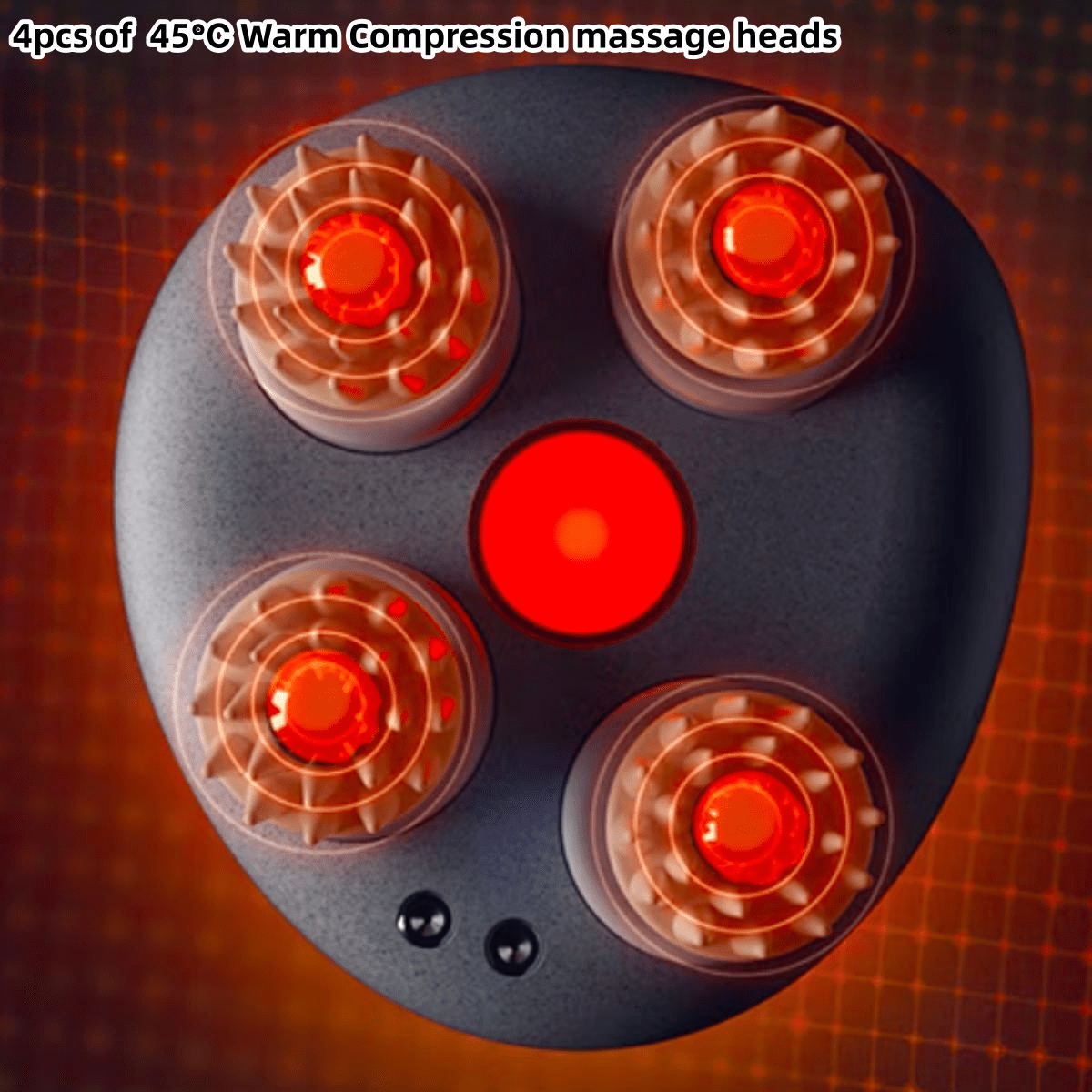 Breo Scalp and body mini Massager, the newest version with 45°C finger