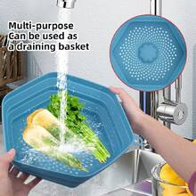 Microwave Splatter Cover Silicone Anti-Dust Heat Preservation Dish Cover - Green - View 6