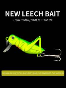 Fishing 3pcs/Lot Fishing Lure 35mm 3g Grasshopper Insect Bait Flying Lure Hard Bait Realistic Artificial Bait Bass Fishing Bait