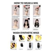 万圣节假发 柔软非洲发型 70 年代女士假发 非洲卷发假发，带刘海，看起来自然的短非洲卷发假发，适合男士的弹性白色非洲蓬松假发 合成头发 大非洲假发，适合日常派对 角色扮演 节日 圣诞节装饰 编织假发