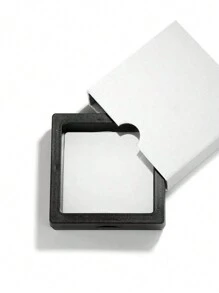 1pair Minimalist 925 Sterling Silver Circle Shaped Stud Earrings For Men & Women, Gift - Yellow Gold - View 7