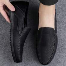 Men's Simple And Comfortable Loafers, Casual Driving Shoes, Slip-resistant Boat Shoes