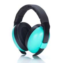 1pair TF-BLUE Small Noise-Proof Headphones, Ear Protection Earmuffs Noise Reduction, Sleeping, Airplane, Concerts, Movie, Theater, Firework - Mint Blue - View 8