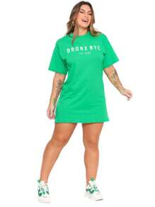 Women Dresses - 綠色 - 查看 1