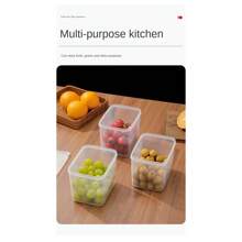 1pc Sealed Baking Storage Box For Bread, Toast, Frozen-Foods And Fridge Preservation - White - View 5