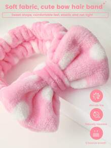 2入組臉部化妝海綿+2入組固定髮型的髮帶