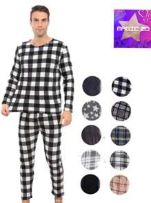 Pijama sorpresa para hombre - Blanco y Negro - Ver 1