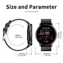 LIGE Smart Watch for men women Pedometer, calorie, call reminder, waterproof fitness sports watch, heart rate, blood pressure, sleep, alarm clock, message reminder, weather, photo, sedentary reminder Smart bracelet Compatible With android ios