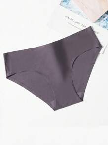 10入組女士冰絲無縫低腰內衣 - 彩色 - 查看 3
