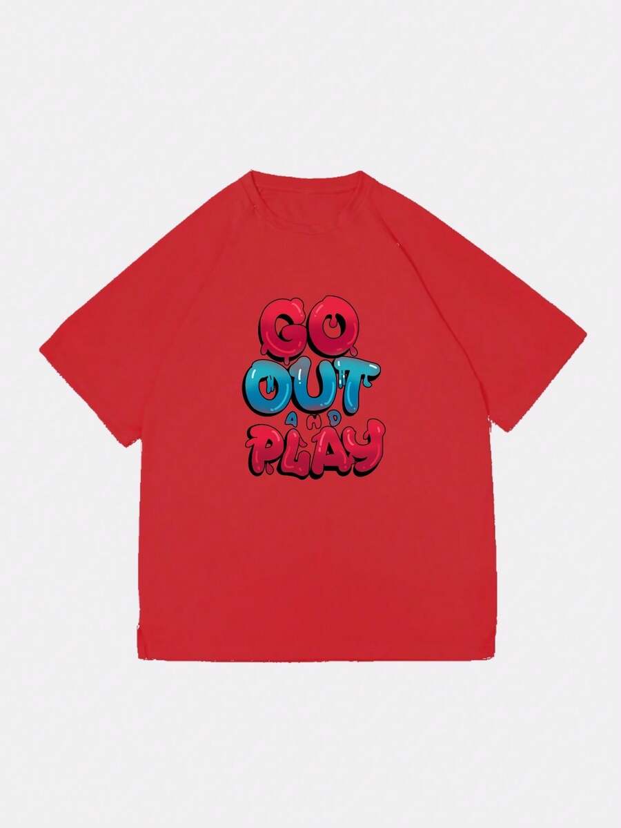 基本款運動短袖籃球t卹,快乾、通風、透氣網佈設計,非常適合投籃練習和跑步 - 紅色 - 查看 1