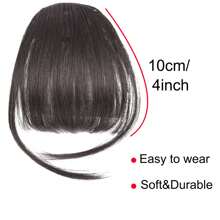 Tóc mái tổng hợp Tóc Mái - Black-brown - Xem 3