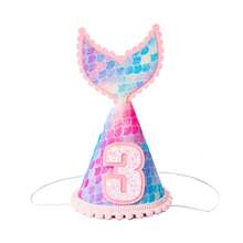 1pc Mermaid Tail Hat For Party - Black - View 1