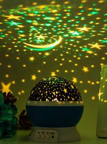 1入組led夢幻投射旋轉燈 - 黑與白 - 查看 3