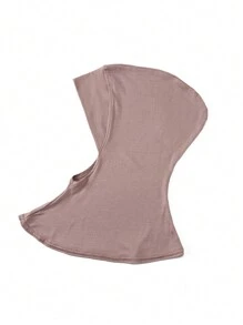 1 Miếng Của phụ nữ Màu thuần Khăn quàng cổ Với vô cực Vòng Thiết kế , Thích hợp Đối với Mỗi ngày Mặc - Màu Khaki - Xem 4