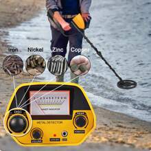 Professional Gold Metal Detector, 1m Underground Depth Md-5090 Gold, Silver Coin, Treasure Hunter Tool, Tracker - Yellow - View 5