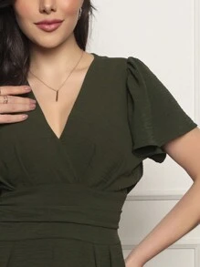 Women Jumpsuits - Verde militar - Ver 4
