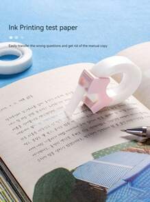 1 件隨機挑選隱形膠帶帶切割器 - 透明、可手撕、無痕、適合影印、切割、書寫 - 彩色 - 查看 7