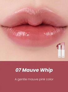 Rom&nd Romand GLASTING MELTING BALM Glasting 07 MAUVE WHIP, luftiger Haut-Schmelzfilm, verblassender Irisglanz, atmungsaktiver Lippenhaftung, Pfirsichtee-Gelee Transparenz, kühle Rose Sternstaub, gefrostetes Minze Sauerstoff, Taschen-Größe SOS Balsam, No-Make-up Bare-Light Geheimnis, K-Beauty, koreanisches Make-up, 3,5 g / 0,12 oz