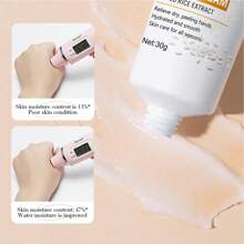 Moisturizing Rice Hand Cream  Deeply Nourishes and Repairs Skin /Increases Elasticity/Refines Pores and Firm Skin/ Mild and Non-Irritating/Suitable for All Skin Types - White - View 6