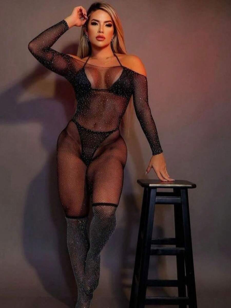 Women Sexy Lingerie - 黑色 - 查看 1