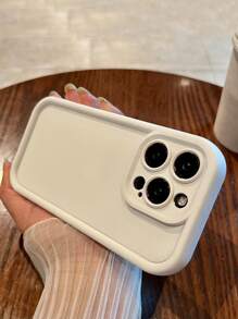 1个高端耐磨手机壳，兼容，采用加厚喷砂材料制成 - 白色 - 查看 2