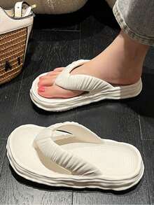 Women Flat Sandals - White - View 3