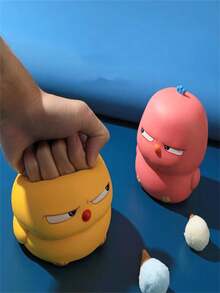 Juguete blando amarillo Wobbly Chick - Amarillo - Ver 4