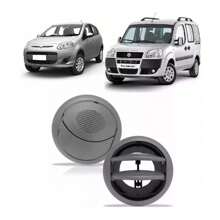 Difusor Ar Central Lateral Palio 2012 em diante Doblo todas Cinza Claro