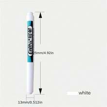 3入組白色永久塗料馬克筆套裝,適用於木,塑膠,皮革,玻璃,金屬,帆布,陶瓷,深洞標記,0.7mm/1.0mm/2.5mm - 白色 - 查看 2