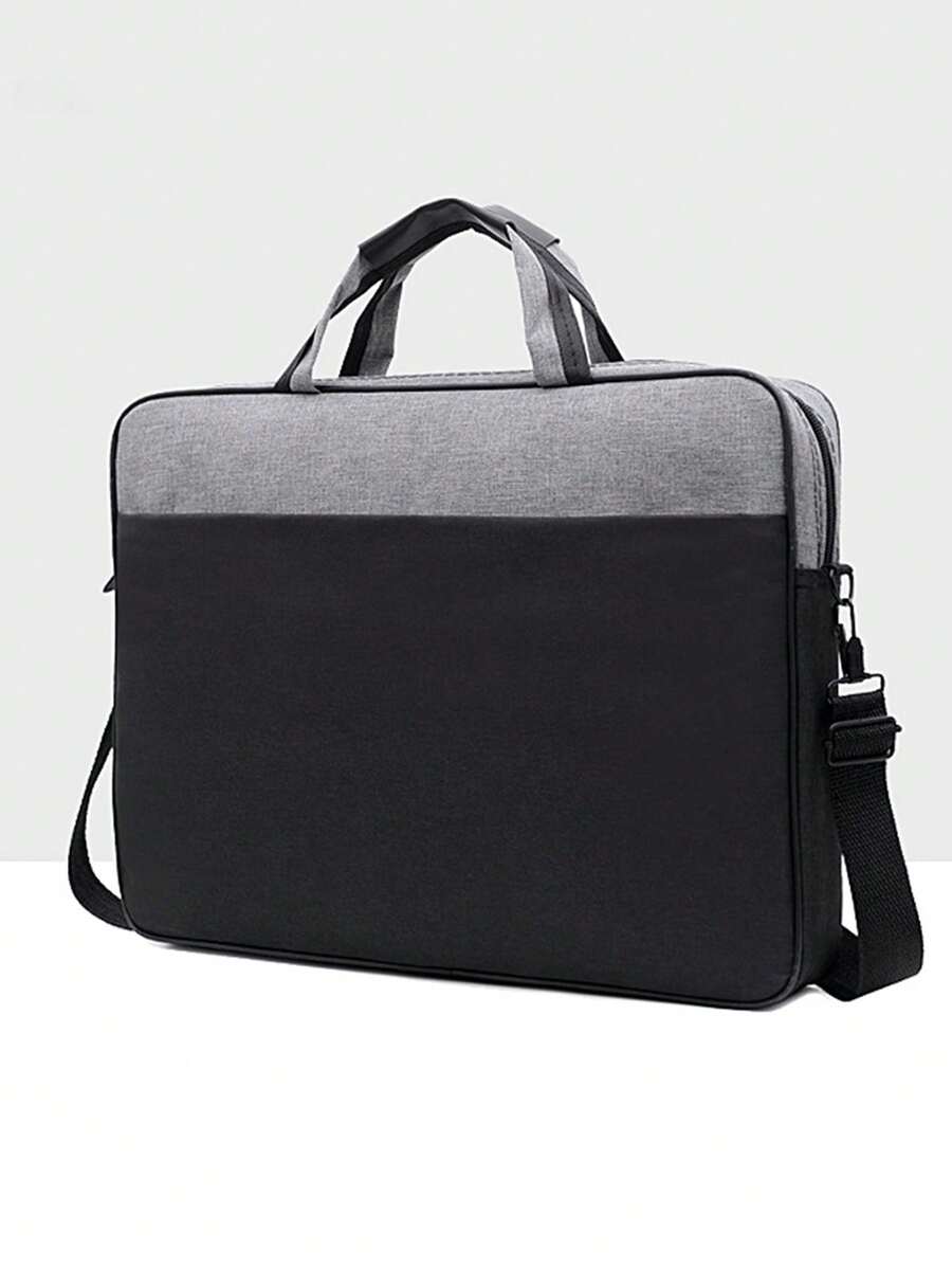 1 件 16 英寸防水多功能大容量笔记本电脑收纳包，带手柄和拉链口袋，适合旅行、学校、办公室、牛津布、时尚、男女、学生、教师用笔记本电脑包、笔记本电脑包、教室笔记本电脑包、教室包、教师收纳包、教室整理包 - 黑色 - 查看 1