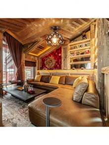 2 Plafones de Techo Recortables de Metal para Escaleras de Balcón Creativos Plafones Modernos Sencillos para Escalera Dormitorio Salón - Negro - Ver 3