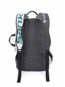 Multifunctional Badminton Racquet Bag Tennis Racket Backpack Water-Proof Foldable Outdoor Sports Training Handbag Rucksack Fathers Day Gifts Summer College Bag Dad School Bag Freshman For Books Back To School Multi-Functional Dorm University Gifts For Men Christmas Thanksgiving Fall Travel Winter Holiday Computer Flip Rucksack Large Capacity Casual College Backpack Buckle Flip Computer Bag Roll Backpack Hiking Hiking Men Gifts Student Multi-Functional Vacation Bag - Grey - View 7