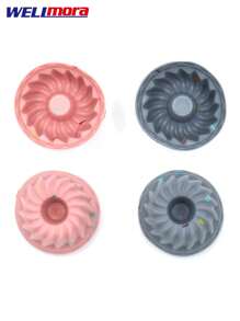 Molde Para Gelatinas Individuales 6 Piezas 2 Colores - Rosa coral - Ver 1