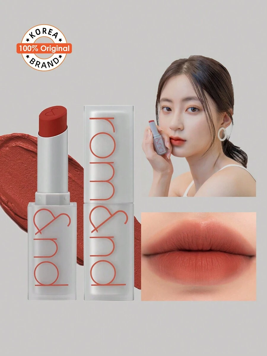 Rom&nd Romand GLASTING MELTING BALM 霧面 05 EVENING 3.5g/0.12oz,柔滑融化薄膜質地,溫柔亮澤光澤色調,便攜口袋尺寸,輕盈舒適,適合日常護唇,K-Beauty,韓系彩妝,Olive Young,禮物 - 霧面 05 晚間 - 查看 1