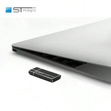 Stmagic便攜式ssd 128gb 256gb 512gb 1tb 2tb 迷你外接固態硬盤,480mb/s適用於筆記本電腦智能手機ps4 Pc電視禮物 - 黑色 - 查看 10