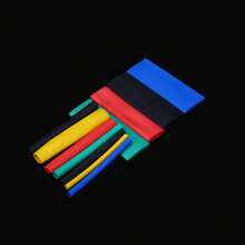 530pcs Automotive Wire Harness Protection Tube Pe Cable Loom Routing Clip Heat Shrink Tube Assortment Kit Colorful Heat Shrinkable Tubes - Multicolor - View 4