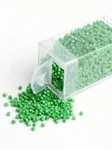 3000 顆 2 毫米盒裝彩色古董種子珠圓柱形散珠 Diy 手工手鍊項鍊間隔珠適用於珠寶製作配件 - 彩色 - 查看 47