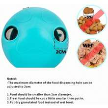 Juguete Para Gatos Interactivos Bolas Volteador Trata El - Celeste - Ver 4