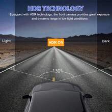 New 2 Inch HD Dual Lens 1080P Dash Cam, Car DVR With Built-In 150mAh Lithium Battery For In-Car & Outside Monitoring, Cycle Recording