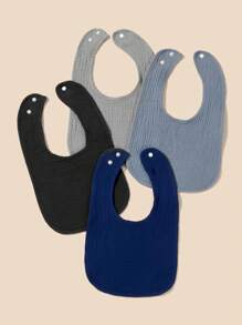 2pcs/pack Random Baby Bibs - Multicolor - View 2