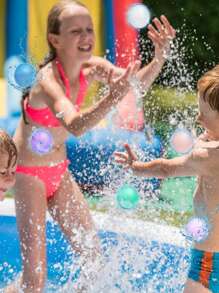 10入組自充水彈硅膠水球,可重複使用的水球玩具 - 紅色 - 查看 5