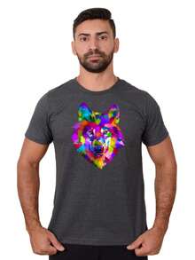 Men T-Shirts - 深灰色 - 查看 1