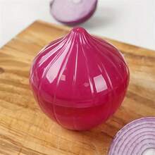 1pc Onion Saver, Food Storage Containers For Onion Saver, Classic Onion Saver, Onion Food Saver To Keep Foods Fresh Camping - Hot Pink - View 4
