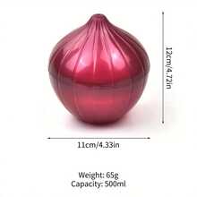1pc Onion Saver, Food Storage Containers For Onion Saver, Classic Onion Saver, Onion Food Saver To Keep Foods Fresh Camping - Hot Pink - View 2