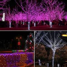 Serie Tira De Luces Led 200 Luces 20M Para Exterior E Interior - Blanco - Ver 4