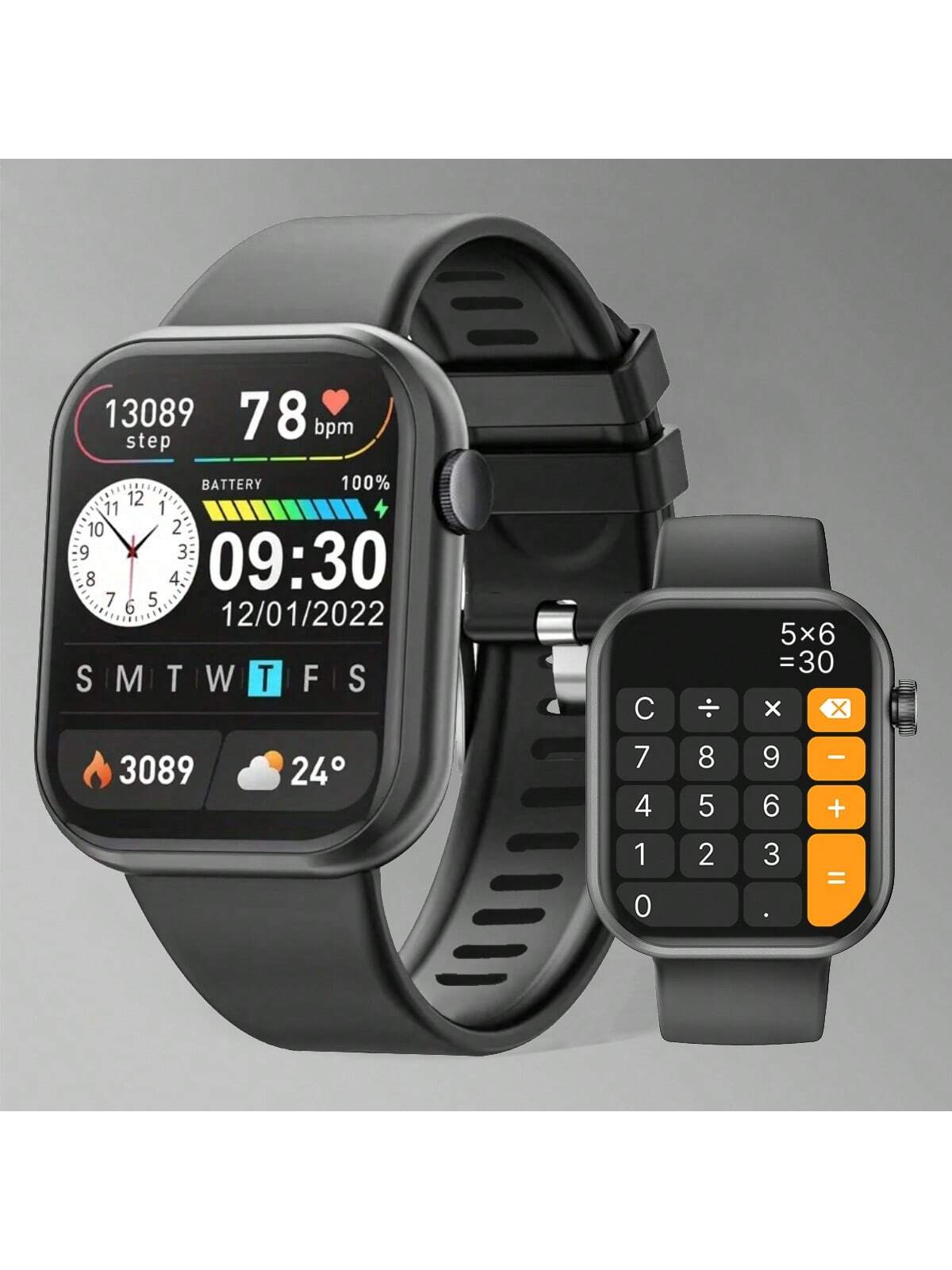 Square sport smart watch