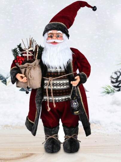 Boneco Papai Noel - 30cm - 45cm  Decoração Natalina Enfeite de Natal