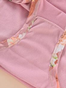 3 件裝大尺碼女高腰三角內褲 - 彩色 - 查看 7